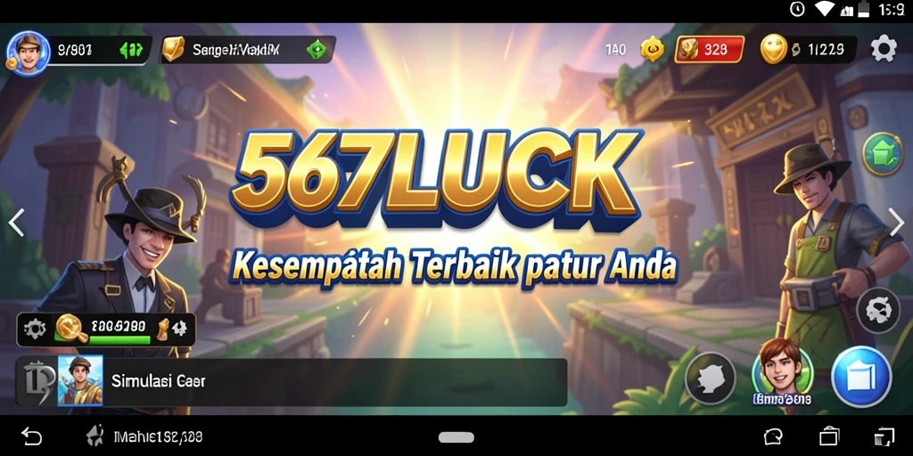 Tampilan gameplay menarik dari 567LUCK menunjukkan simulasi yang mendebarkan.