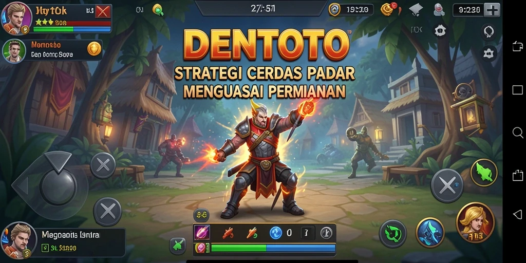 Tampilan gameplay DENTOTO yang strategis dan menarik.