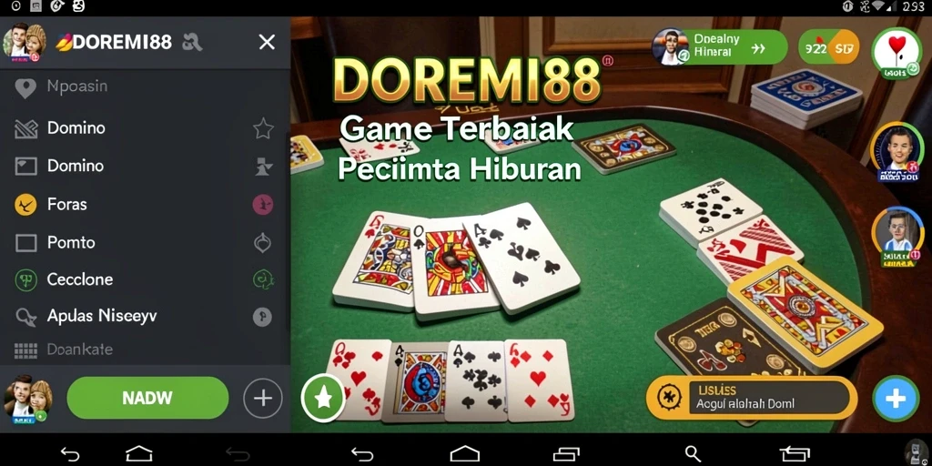 Tampilan DOREMI88 yang menarik dengan aksi permainan Domino.