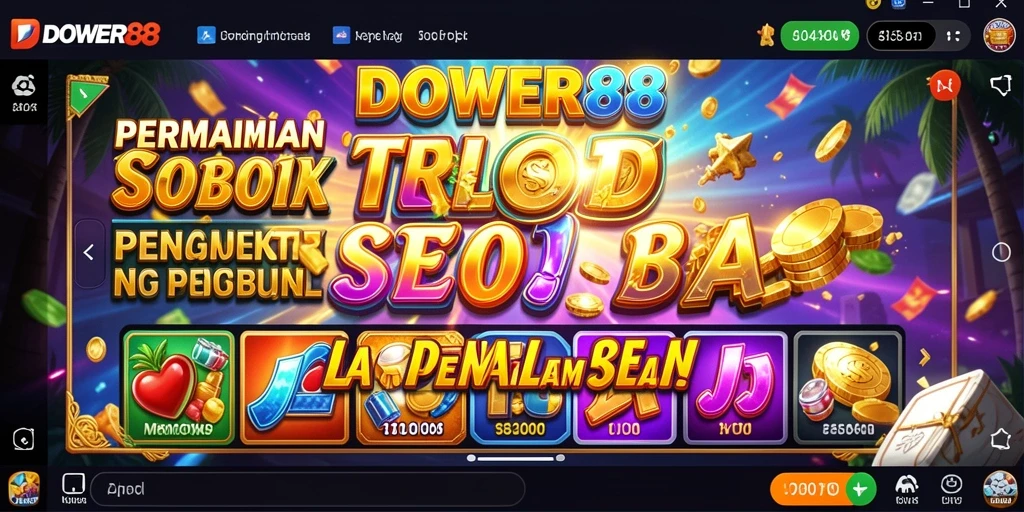 Screenshot DOWER88 menunjukkan gameplay Slot yang seru dan menarik.