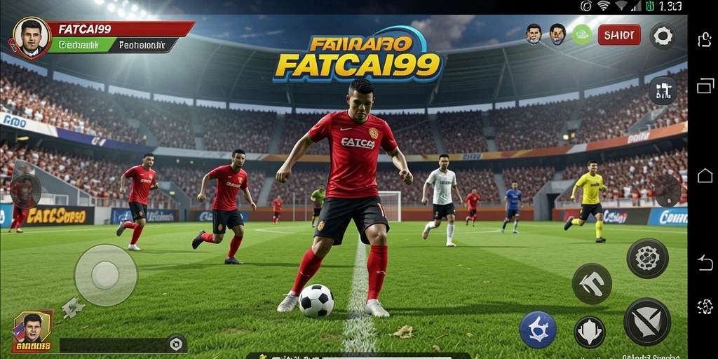 Tampilan gameplay yang seru di FATCAI99 dengan aksi olahraga yang mendebarkan.
