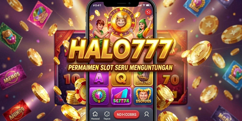 Screenshot utama HALO777 yang menunjukkan gameplay Slot yang menakjubkan.