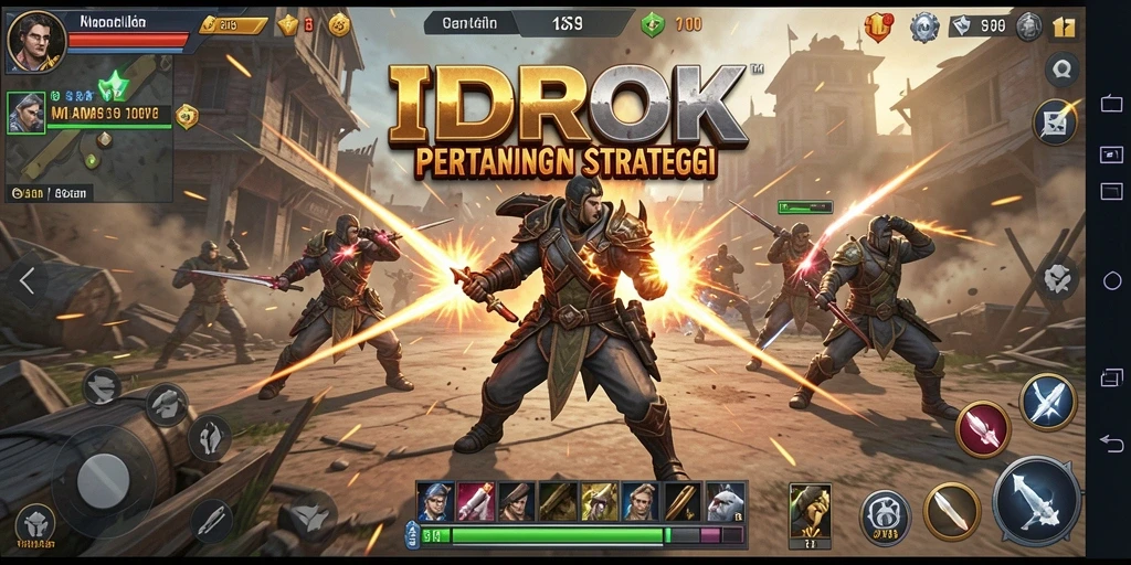 Tampilan seru gameplay <strong>IDROK</strong> yang strategis dan menegangkan.