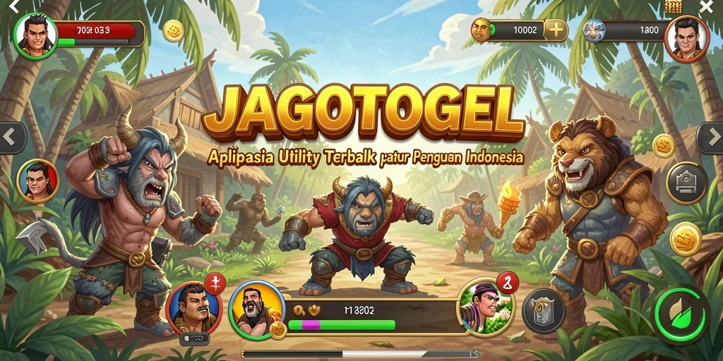 Screenshot utama JAGOTOGEL menunjukkan antarmuka intuitif aplikasinya.