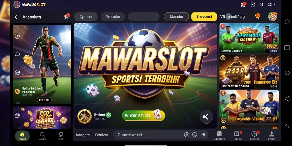 Tampilan menarik dari permainan taruhan pada MAWARSLOT.