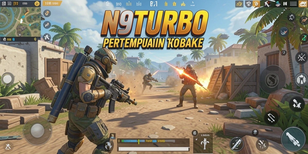 Tampilan Gameplay Mendebarkan Pertarungan Battle Royale N9TURBO.