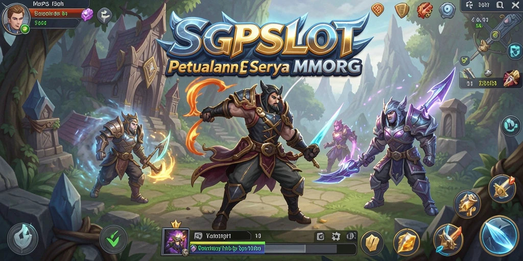 Tampilan gameplay yang mendebarkan dalam dunia MMORPG SGPSLOT.