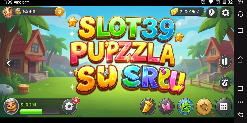 Screenshot gameplay SLOT39 menampilkan tantangan puzzle yang menarik.