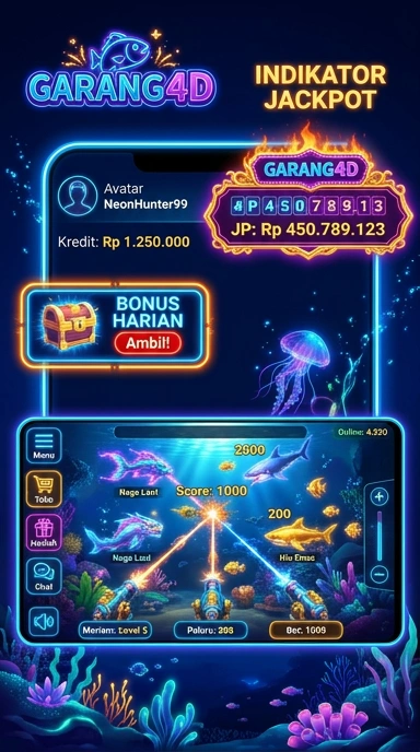 Tampilan antarmuka garang4d yang bersih dan mudah dinavigasi.